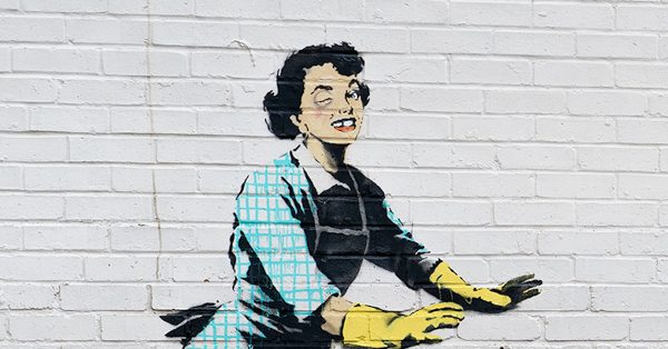 Banksy pokazał nowe dzieło na walentynki. Artysta zabrał głos w sprawie przemocy wobec kobiet