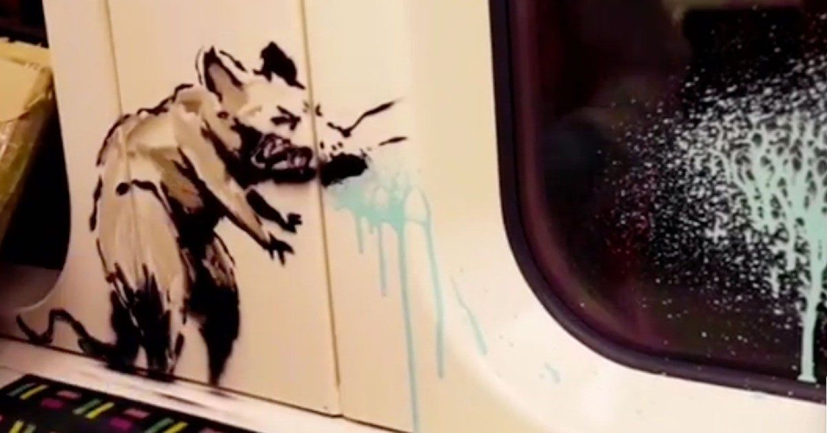 Banksy zachęca do noszenia maseczek