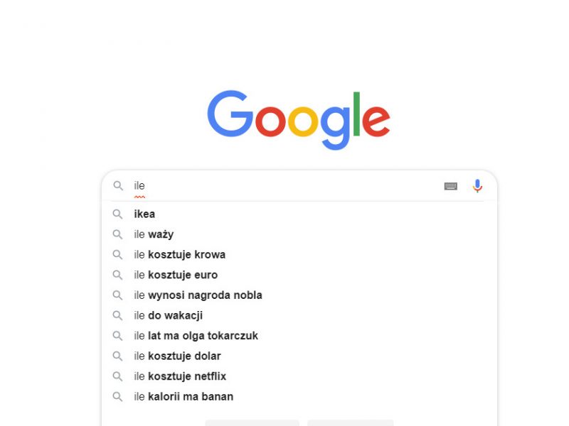 Czego Polacy najczęściej wyszukiwali w Google w 2019 roku?