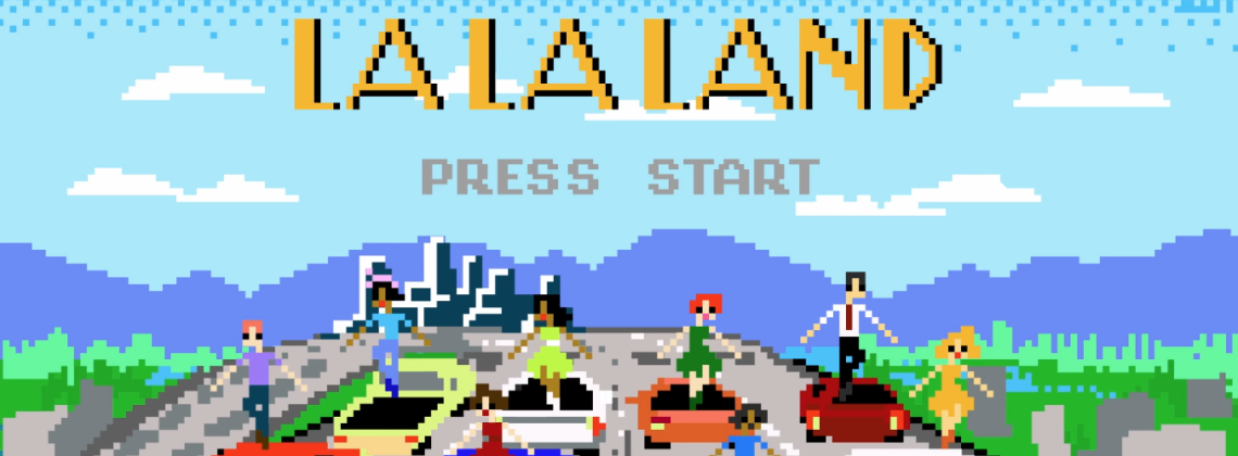 La La Land jako 8-bitowa gra komputerowa RPG