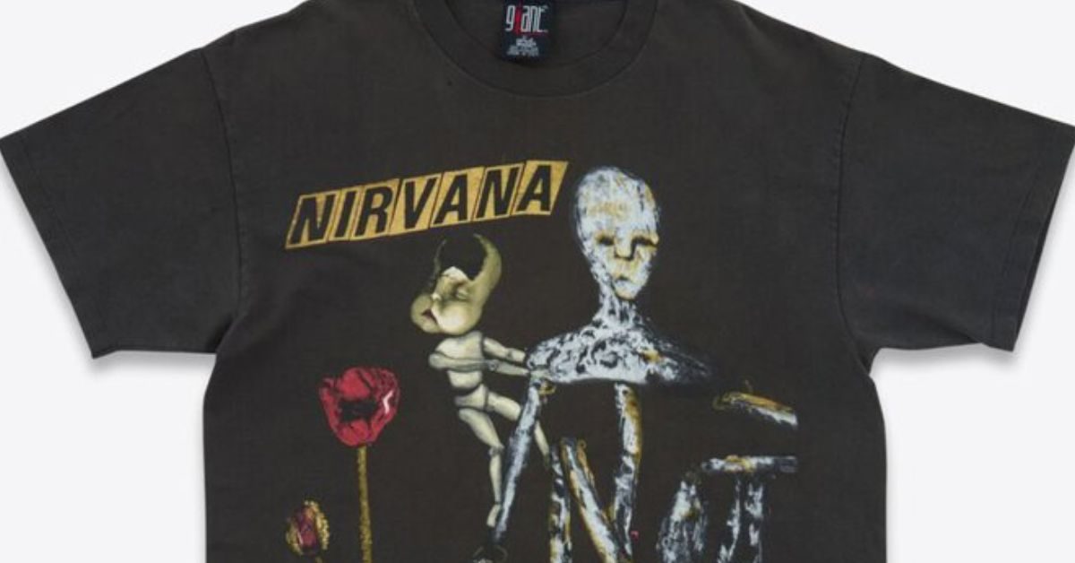 Nirvana na koszulkach od Yves Saint Laurent w horrendalnej cenie